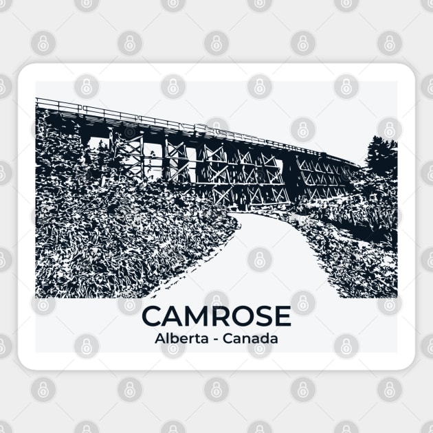 Camrose - Alberta Magnet by Lakeric